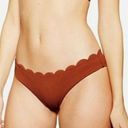 Topshop  Textured Scallop Bikini Swim Bottom Rust Brown US Size 8 Photo 0