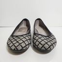 Life Stride  Ballet Flat Gray Black White Checkerboard Toe Size 6 Photo 1