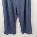 Bobeau  Pull On Pants Size Large Blue Wide Leg NWT Rayon Nylon Blend Cropped Photo 11