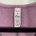 Zyia  Active Purple Lilac Don't Wake Me Up Long Sleeve Thermal Henley Size M NWT Photo 2