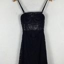 Alamour  The Label Kalea Black Lace Bustier Corset Cut Out Mini Dress Small Photo 14