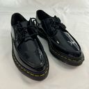 Dr. Martens  Belladonna Women Oxford Shoe Size 8 Patent Leather Black Pointed Toe Photo 0