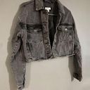 Forever 21  Women’s Gray Buttons Closure Denim Jacket Size M Photo 1