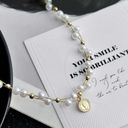 Vintage fashion Gold Plated Pearl Necklace Photo 1