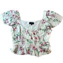 Majorelle REVOLVE  Women’s Woodbury Floral Flutter Sleeve Floral Top Pink Medium Photo 2