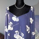 Tinsel Town Denim Couture Tinsel Size PM V Neckline Floral Boho Blouse Photo 1