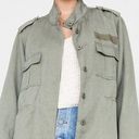 Rails  Sahara Utility Jacket Button Front Lyocell Linen in Sage Green Women's S Photo 0