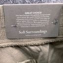 Soft Surroundings  Pants Womens 2XL Khaki Tan Medina Ankle Crop Roll Tab Hem NEW Photo 11