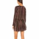 Rails  Jasmine Metallic Striped Blouson Dress  Size Medium New with Tags Photo 2