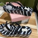 Kate Spade New York Women's Rina Wedge Sandals - Zebra Black/Cream Photo 1