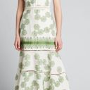 Alexis Delanna Ladder-Stitch Mermaid Dress in Green Embroidery Photo 6