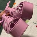 Pink Platforms Size 6.5 Photo 2