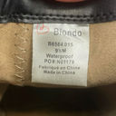 Blondo Irving Stacked 2.75" Wedge Ankle Boot Waterproof Black Suede B6564 9.5 Photo 7