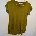 Sweet Pea  for NYC Stacy Frati T-Shirt Chartreuse Green Split Back Photo 2