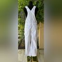 Good American  White Denim Overalls Photo 6