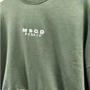 Missguided  Womens MSGD Oversized Crop Sweatshirt 4 Khaki Dark Green Sport Trendy Photo 3