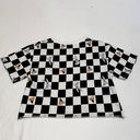 Looney Tunes Bugs and Daffy Checkered Crop Tee Photo 3