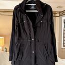 L.L. BEAN Black Luna Hooded Cinched Waist Jacket | Small Photo 0