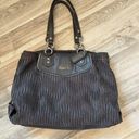 Coach  Ashley Gray Gathered Satin Hobo Carryall Photo 0