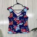 Modcloth  Floral Tank Top size L Large Photo 0