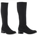 Donald Pliner Donald J Pliner Zela Stretch Crepe Knee Boots Black Size 7 NWOB Photo 0