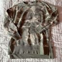 Hippie Rose Green Camo Crewneck Sweatshirt Size Small Photo 0