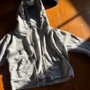 Brandy Melville grey cropped cute hoodie Photo 0