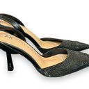 Anne Klein  Womens Akivan VAN02F9 Black Pointed Toe Mule Stiletto Heels Size 5 Photo 3