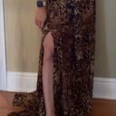 LIONESS NWT Princess Polly/ Nasty gal leopard animal print chiffon High Waisted maxi skirt Photo 2