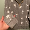 Grayson Threads  Gray Star Zip Collar Sweatshirt Size Large Photo 2