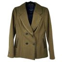 American Eagle  Green Wool Blend Anchor Buttons Thick Blazer Jacket Photo 0