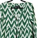 Tuckernuck  Pomander Place Chevron Print Tiered Ruffle Blouse Photo 3