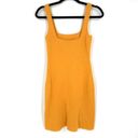 J.Crew  Squareneck mini knit sweater-dress Tuscan Sunflower Yellow Gold XS Photo 2