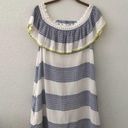 Ban Jara Blue Stripe Off the Shoulder Shift Dress NWOT Photo 1