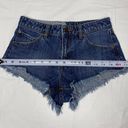 Volcom Stoney Micro Fit Jean Shorts 24” Denim Raw Hem True To This Cheeky Beach Photo 7