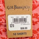 Krass&co NWT G.H. Bass & . Red Pink Cotton Shorts Size 10 Photo 8