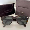 Tom Ford Snowden 50mm Acetate Wayfarer Sunglasses in Havana Tortoise Brown Photo 0