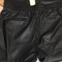 n:philanthropy  ladies Black Scarlett Faux Leather Joggers Sz Large Photo 9