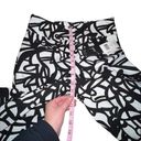 Petal UP! 28 Inch  Black White Slit Pant Scribble Women Size 4 New $128 Rayon Photo 3