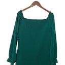 Baltic Born  Esther Smocked Ruffle Hem Midi Dress Emerald Green Size 1XL Photo 3