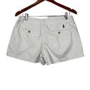 Polo  Ralph Lauren White Slim-Cut Chino Cotton Shorts Size 4 NWT $189 Photo 6