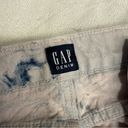 Gap  Cheeky Straight Jean Womens  2 26 Tie Dye High Rise Cropped Ankle Denim Raw Photo 10