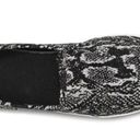 Sanuk  Oaur I Duce Snake Skin Print Slip On Shoes Womens Size 7 Black Vegan Photo 2