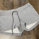 Bebe  Sport Grey Drawstring Shorts Size Medium Diamond Studs Lounge Workout Photo 0