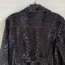 Mulberry Vintage  Street Black Coat Soft Giraffe Print Button Front Jacket Size M Photo 9