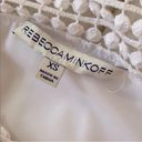 Rebecca Minkoff  SIRENA OFF SHOULDER ADJUSTABLE STRAP CREAM WHITE CROCHET TOP XS Photo 8