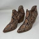 Steve Madden  Alyse Snakeskin Ankle Boots 10 Photo 1