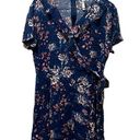 Xhilaration  asymmetrical floral sundress, midi that has a button on the chest​ Photo 0