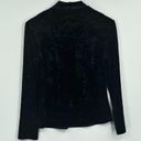 Vintage Y2K Goth Grunge Velvet Shirt SZ S Photo 3