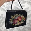 1950s Floral Embroidered Needlework Handbag Multi Photo 1